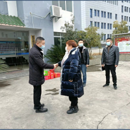 縣交通運輸局領導春節前看望慰問公司員工 